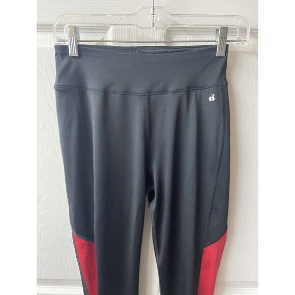 Badger Sport womens Medium Black Red Running Pants - Picture 4 of 6
